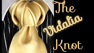 How to tie a tie The Vidalia Knot [upl. by Starbuck]