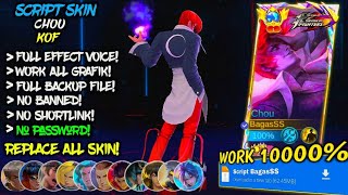 script skin chou iori yagami full effect patch kof no password media script bySUPER SENZ [upl. by Yrreiht]