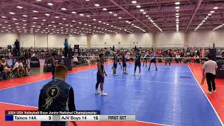 Tainos vs AJV 20240628 USA Volleyball Nationals Dallas TX [upl. by Najar]