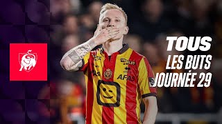 TOUS LES BUTS JOURNEE 29 👀⚽ Moments forts de la Jupiler Pro League 2324 [upl. by Desimone]