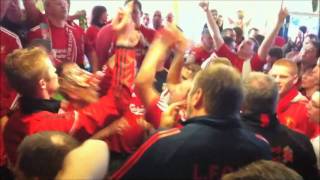 The Luis Suarez Song Liverpool Fans Vs United Fans [upl. by Evelina]