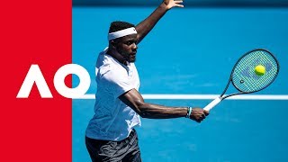 Tiafoes classy drop shots  Australian Open 2019 [upl. by Brody]