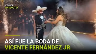 Así fue la espectacular boda de Vicente Fernández Jr y Mariana González [upl. by Mauralia11]