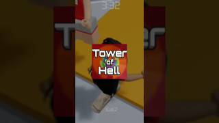 Eu joguei todas as cópias do Tower Of Hell  😱 geoblox roblox towerofhell [upl. by Leissam]