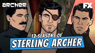 12 Seasons of Sterling Archer’s Best Moments  Archer  FXX [upl. by Alaaj]