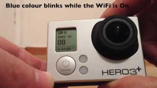 GoPro Hero3 plusHow to Turn OnOff WiFi HD [upl. by Asyle774]