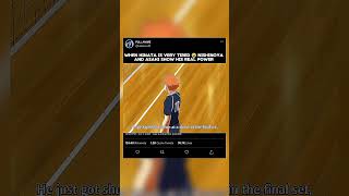 NISHINOYA show his realpower haikyuu animeedit anime animememe volleyball hinata karasuno [upl. by Atteram]