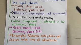 classification of chromatography [upl. by Puiia215]