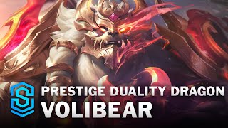 Prestige Duality Dragon Volibear Skin Spotlight  League of Legends [upl. by Suiratnauq294]