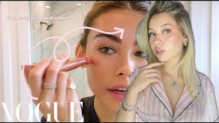 RICREO IL MAKEUP DI MADISON BEER X VOGUE  tutorial step by step  girl talk [upl. by Akehsay]