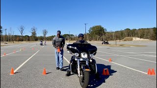 Practice Session 5  Advanced Slow Speed Motorcycle Riding Skills [upl. by Edlitam]