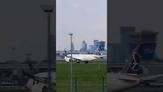 Aircraft departure Warsaw Airport EPWA  SPLRD Boeing 7878 Dreamliner  LOT  shorts [upl. by Dielu]