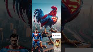 superheroes but Giant Rooster 🐓💥MARVEL amp DC ALL CHARACTERS avengers marvel superheroes [upl. by Neelra]