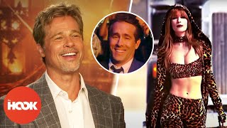 Brad Pitt Responds To Shania Twains Ryan Reynolds Lyric Swap  TheHookOfficial [upl. by Ulita]