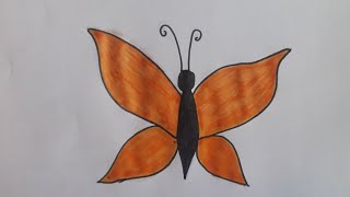 Como desenhar borboleta shorts [upl. by Euqcaj]