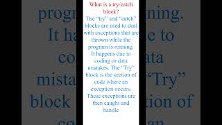 Q26What is a trycatch block  Operators in Python Part 3 by SaiKumarValaboju viralvideo [upl. by Nydia]