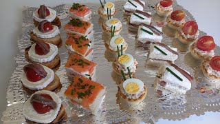 Canapés fáciles ricos y rápidos para Navidad [upl. by Batory]