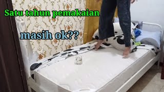 Review ranjang  kasur murah informa setelah 1 tahun pemakaian [upl. by Mauretta141]