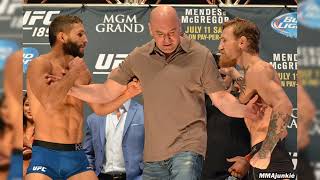 UFC 189 Mendes vs McGregor [upl. by Kenton]