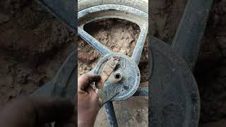 Discover 100cc brake shoes changing wheel drum is not ok [upl. by Nalyk]