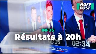 Élections législatives 2024  les résultats à 20 heures [upl. by Roxi608]