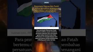 Pemimpin Hamas dan Fatah Berunding di Mesir untuk Persatuan Palestina  4hiungRiko [upl. by Alletniuq585]