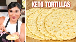 How to Make the EASIEST and Most AMAZING KETO TORTILLAS [upl. by Yule]