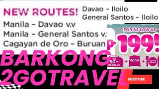 2go travel new route promo fare for april [upl. by Llertnor374]