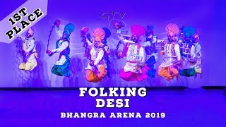 Folking Desi  First Place Music Category  Bhangra Arena 2019 [upl. by Anitroc]