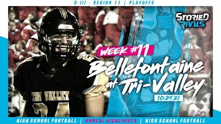 Bellefontaine at TriValley 🏈  Playoff Highlight 102921 [upl. by Schnorr]