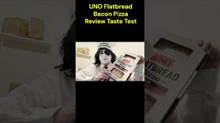 FASTEST Fast Food Pizza EVER Uno Flatbread Bacon Pizza Put to the Test [upl. by Ayres]