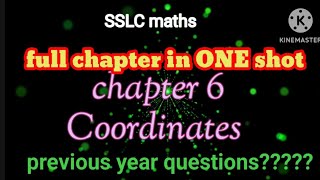 sslc maths chapter 6coordinates [upl. by Leohcin706]