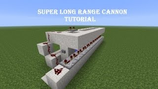 Minecraft Tutorial  Super Long Range TNT Cannon Reuploaded [upl. by Nainatrad548]