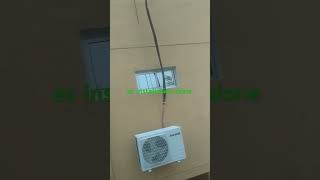 Panasonic ac installation done shortsvideo viralshorts [upl. by Arodoet]