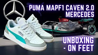 Puma MAPF1 Caven 20 Mercedes  Unboxing amp On Feet [upl. by Poppas932]