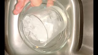 How To Remove Glass Stuck Sideways In Bowl [upl. by Eecal]