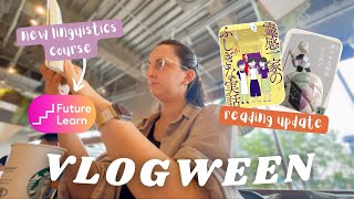 HALLOWEEN read about GHOSTS amp new LINGUISTICS course 🍂🍁🎃 VLOGWEEN 4 [upl. by Allez]