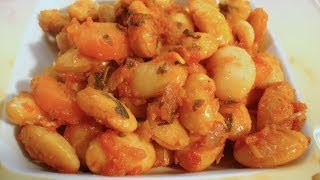 Giant Baked Beans  Fasolia Gigantes  Traditional Greek Recipe [upl. by Gant]