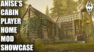 Xbox Skyrim Special Edition ANISES CABIN Player Home Mod Showcase [upl. by Giess]