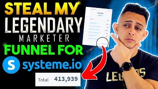 100 Free Legendary Marketer Affiliate Funnel for SystemeIO [upl. by Ahsilahk]