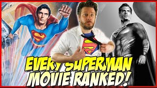 All 11 Superman Movies Ranked [upl. by Lydnek]