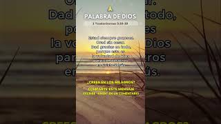 🙏 PALABRA DE DIOS 🙏 1 Tesalonicenses 51618 [upl. by Ahsauqram]