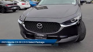 2023 Mazda CX30 25 S Select Package Sport Utility San Jose Palo Alto Hayward San Mateo Fremont [upl. by Elburt]