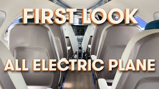 FIRST LOOK Eviation Alice All Electric Commuter Plane Tour [upl. by Attennyl]