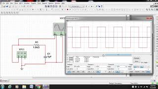 LOW PASS RC CIRCUIT  SQAURE WAVE INPUT  MULTISIM [upl. by Acirea248]