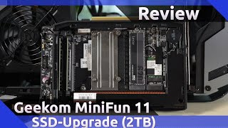 Geekom MiniFun 11 SSD Upgrade 2024 [upl. by Noraed]