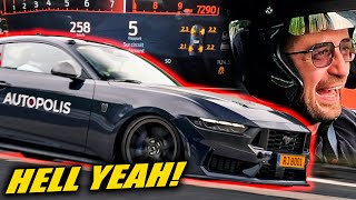 Ford Mustang Dark Horse is INSANELY GOOD  Nürburgring [upl. by Ecinnaj551]