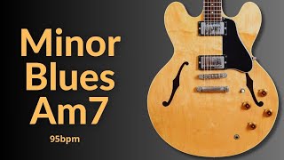 Groovy Guitar Backing Track Blues A Minor [upl. by Rozina860]