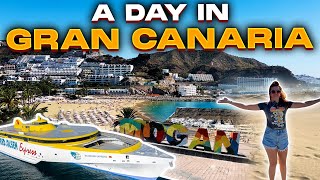 Worth a visit GRAN CANARIA Day Trip from Tenerife ☀️ [upl. by Eenimod]