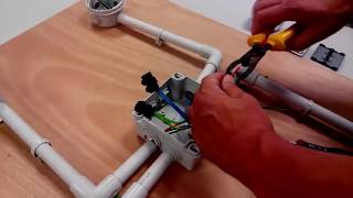 Installer un interrupteur et une lampe  Simple allumage  2 [upl. by Thrasher853]